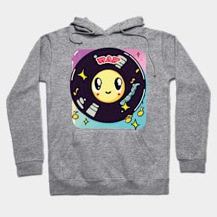 Kawaii Rap Music 80s Record Art Hoodie